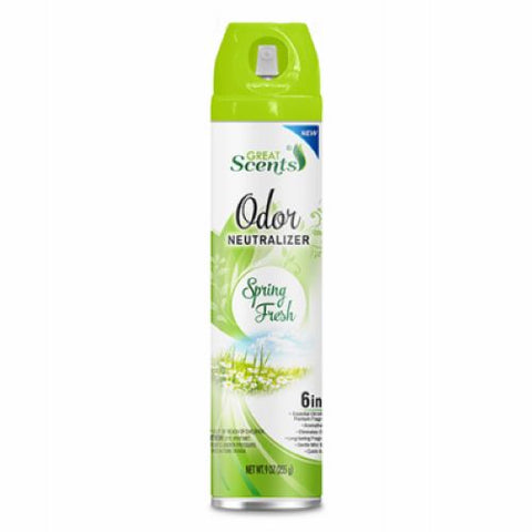 Great Scents 90488 9 oz Can of Spring Fresh Aerosol Odor Neutralizer Spray