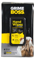 Grime Boss M956S8X 60-Count Pack of Heavy Duty Hand Cleaning Wipes