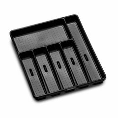 Madesmart 95-29606-06 Large Black Silverware Storage / Organizer Tray