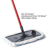 O'Cedar 151198 Hardwood Floor & More Wet or Dry Washable Mop Refill Bonnets - Quantity of 4