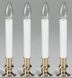 Holiday Wonderland 1519-88 9" Electric Window Candles With On/Off Switch - Quantity of 4