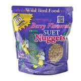 C&S 100214177 27 oz Berry Flavored Suet Nuggets Wild Bird Food