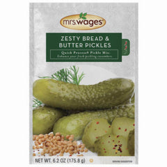 Mrs. Wages W659-J6425 6.2 oz Zesty Bread N' Butter Pickle Canning Season Mix