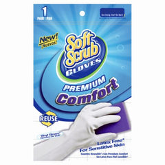 Soft Scrub 12611-26 Pair of Small Size Premium Comfort Latex Free Vinyl Gloves