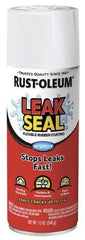 Rust-Oleum 267970 12 oz Can of White LeakSeal Flexible Rubber Coating Sealant Spray
