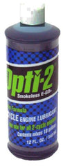 Interlube Opti-2 21212 12 oz Bottle of 2-Cycle Oil Lubricant With Fuel Stabilizer