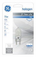 GE Lighting 16759 75 Watt 120V Linear Quartz Halogen G9 T4 Light Bulb