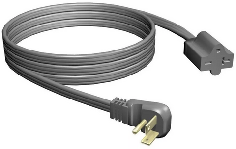 Coleman Cable 03537 250V SPT-3 6-20 Gray 20A 9' Foot Appliance Extension Cord