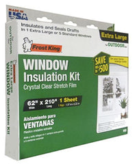 Frost King V95H 62" x 210" Outdoor Window Film Insulation Kit