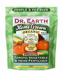 Dr Earth 704P 4 LB Bag of 4-6-3 Organic Tomato Vegetable & Herb Fertilizer