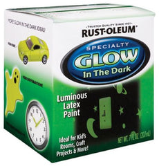 Rustoleum 214945 7 oz Glow In The Dark / Luminous Interior Latex Paint