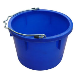 Master Rancher MR8QP/UB-BLUE 8-Quart Blue Poly Resin Farm & Ranch Utility Bucket Pail
