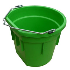 Master Rancher MR20QP/FSB-LIMEGRN 20-Quart Lime Green Flat Back Sided Utility Bucket Pail - Quantity of 1