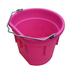 Master Rancher MR20QP/FSB-HTPINK 20-Quart Pink Flat Back Sided Utility Bucket Pail