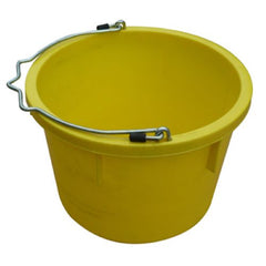 Master Rancher MR8QP/UB-YEL 8-Quart Yellow Poly Resin Farm & Ranch Utility Bucket Pail