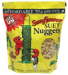 C&S 06110 27 oz Sunflower Seed Suet Nuggets Wild Bird Food