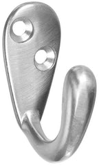 National N830-142 / SPB1425 Satin Nickel Zinc Single Prong Robe Hook