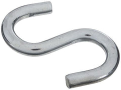 National N347-849 3.5" x 3/8" Bulk Heavy Duty Zinc Plated Open S Hooks