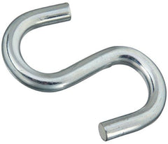 National N347-856 4" Zinc Plated Steel Open S Hook