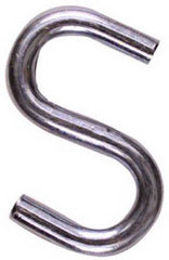 National N121-756 3" Zinc Plated Steel Open S Hook