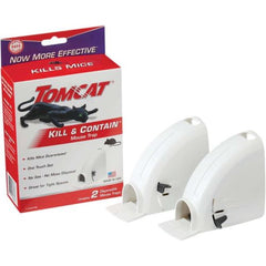 Tomcat 0360630 2-Count Pack of Pet Safe Kill & Contain Covered Mouse Traps