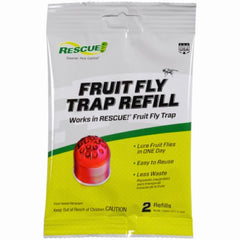 Rescue FFTA-DB12 2-Count Refill Pack of .51 oz 30 Day Supply Fruit Fly Trap Bait / Attractant