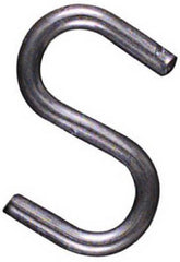 National N121-533 8-Count Pack of 3/4" Zinc Plated Steel Heavy Duty S Hooks