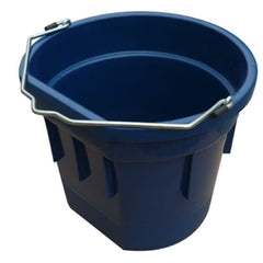 Master Rancher MR20QTP/FSB-DRKBLUE 20-Quart Dark Blue Flat Back Sided Utility Bucket Pail