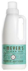 Mrs. Meyer's 14334 32 oz Bottle of Basil Scent Fabric Softener
