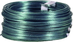 Tru-Guard 123148 50' Foot Roll of 14 Gauge Green Vinyl Jacketed Clothesline Wire
