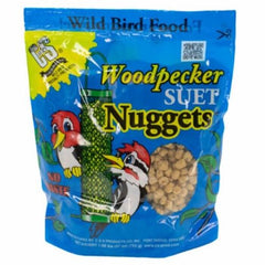 C&S 06109 27 oz Woodpecker Suet Nuggets Wild Bird Food