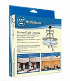 Westinghouse 01011 Recessed Can Light Converter For Hanging Light Fixtures - Quantity of 3