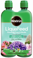 Miracle Gro 112100 2-Pack of 16 oz Refill Bottles of LiquaFeed Flowering Trees & Shrubs Plant Food