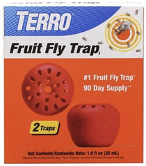 Terro T2502B 2-Count Pack of Fruit Fly Traps with 90 Day Fruit Fly Lure