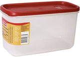Rubbermaid 2168229 Racer Red 10 Cup Dry Food Plastic Storage Containers - Quantity of 2
