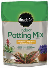 Miracle-Gro 72776430 6-Quart Bag of Indoor Potting Mix