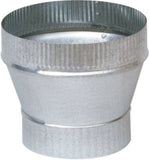 Imperial GV1360 6" To 8" 24 Gauge Galvanized Steel Stove Pipe Increaser