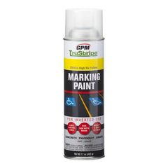 GPM TruStripe INVMRK-14 17 oz Can of High Visibility Yellow Inverted Marking Paint - Quantity of 24