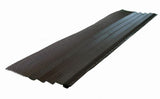 Amerimax 6380X 36" Dark Gray Steel K-Style Mesh Hoover Dam Gutter Cover Guard - Quantity of 10