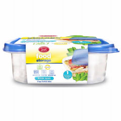 Home Select 11343-12 2.7 Cup Medium Square Food Storage Container