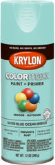 Krylon K05506007 12 oz Can of Colormaxx Paint + Primer Gloss Blue Ocean Breeze Spray Paint