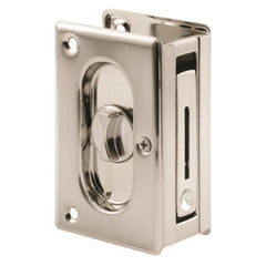 Prime Line N7367 Satin Nickel Pocket Door Privacy Lock & Pull