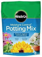 Miracle-Gro 75578300 8-Quart Bag of Moisture Control Potting Mix