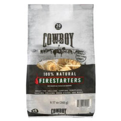 Duraflame 25463 20-Count Pack of Cowboy 100% Natural Wood Wool Firestarters