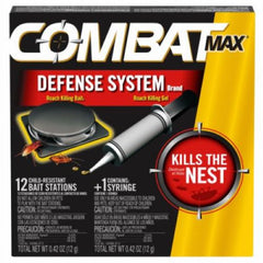 Combat Max 51962 12-Count Pack of Dual Attack Superbait Roach Pest Control