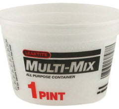 Leaktite 002C01MM500 1 Pint Multi-Mix Empty Paint Mixing Container
