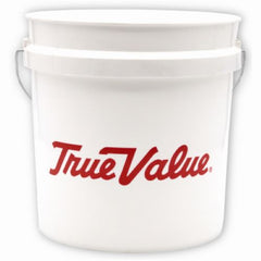 Leaktite 02GT1TVU200 2-Gallon White Plastic True Value Industrial Pail Bucket