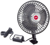 Custom Accessories 40009 12 Volt 2 Speed Auto Oscillating Fan