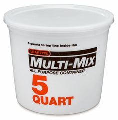 Leaktite 005Q10MM050 5-Quart Multi-Mix Empty Paint Mixing Container
