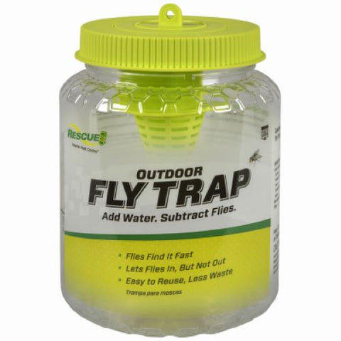 Rescue FTR-DT12 Reusable Ready To Use Non-Toxic Fly Trap - Quantity of 10